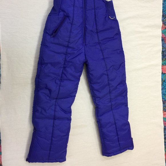 🌸 IN DESIGN GIRLS NYLON SNOW OVERALLS SIZE 10/12 🌸 - Picture 2 of 6